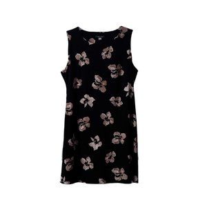 Women Tommy Hilfiger Black Floral Dress- Size 16